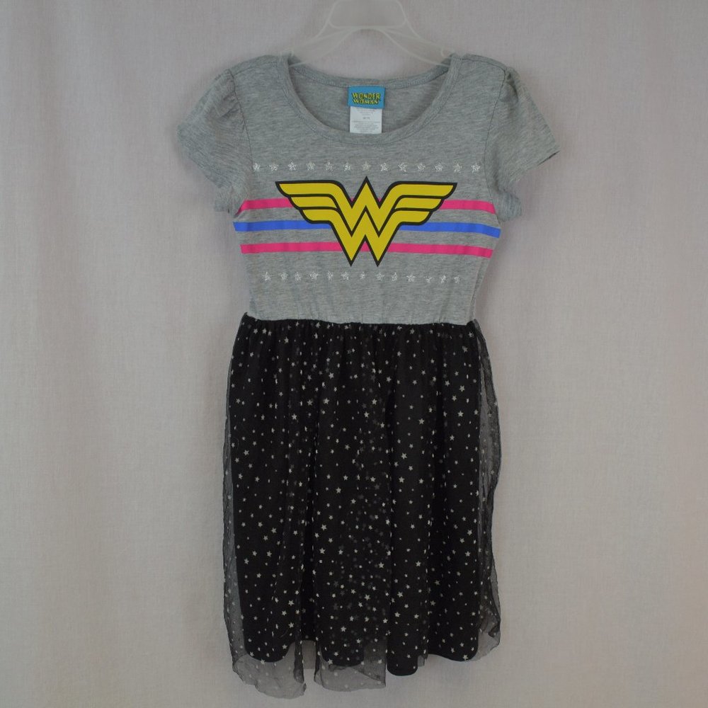 DC Comics Wonder Woman girls Dress with star skirt